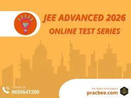JEE (Advanced) Test Series 2026